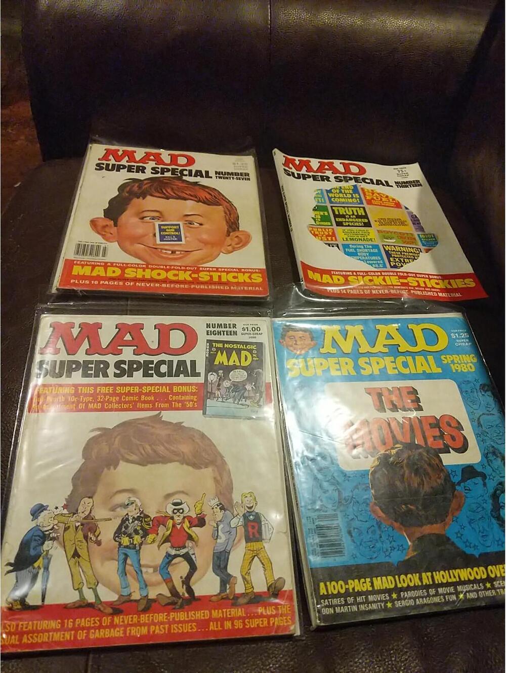 Mad Magazine Lot of 4 Super Specials Humor + Parody Vintage Collection